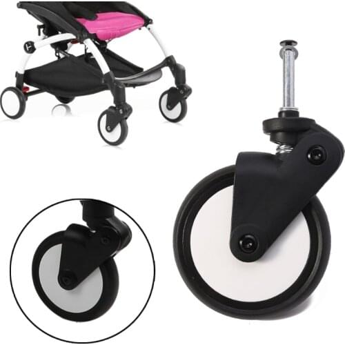 Baby Strollers Front Wheels Pushchair Rubber Wheel Yoya Stroller Accessories