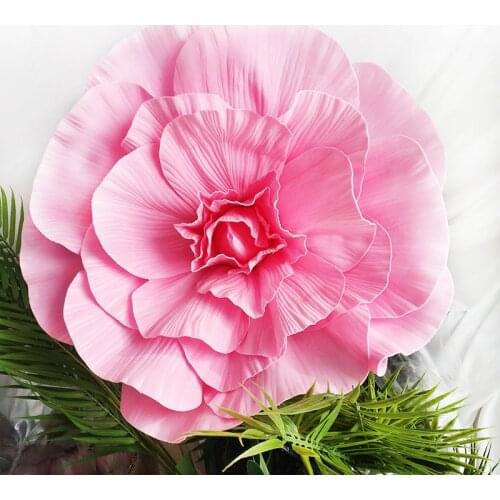 DIY Large Foam rose Flowers Head Home Wedding Party Photography Background Wall Stage Decoration Fashion Crafts Floral