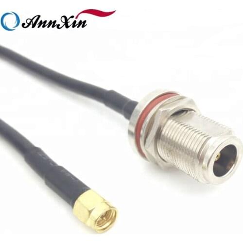 ANNXIN Communication Cable Can Accept Private Customization 5M Long Cable SMA Male to N Female Partition RG58 Pigtail Cable