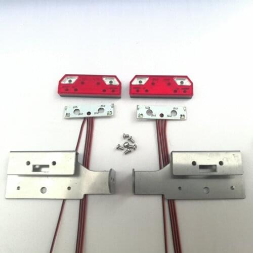 Rc Truck TAMIYA MAN TGX SCANIA R620 Mercedes Actros 1851 3363 VOLVO FH16 56360 Metal Tail Lights Taillight + Fixed Bracket Kits