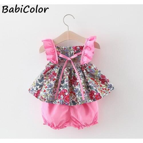 Baby Little Girls Clothing Set Summer Cotton Children Kids Sport Suit Birthday Costume Toddler Boys Formal Clothes Sets