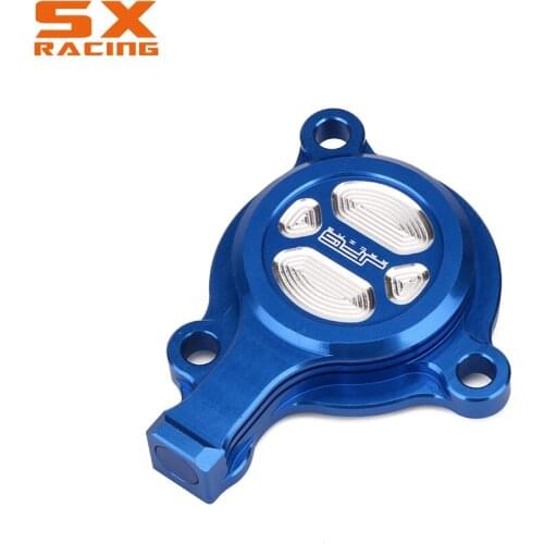 Motorcycle Blue Engine Oil Filter Cleaner Cap Cover For YAMAHA WR250R WR250X 2007 2008 2009 2010 2011 2012 2013-2020