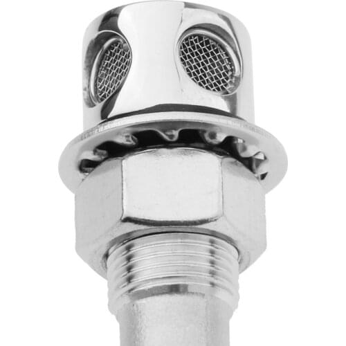 Boat Marine Stainless Steel Fuel Gas Diesel Tank Vent Inner Diam. 16mm