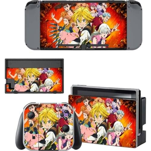 The Seven Deadly Sins Nintendo Switch Skin Sticker NintendoSwitch stickers skins for Nintend Switch Console & Joy-Con Controller