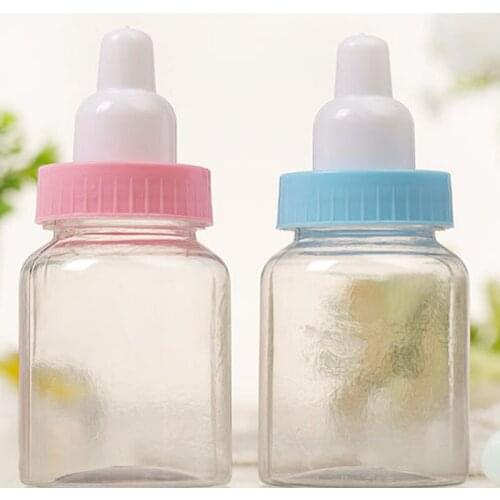 Personalized Plastic Milk Bottle Creative Childrens Toy Transparent Candy Boxes Small Items Collection Boxes Party Gift