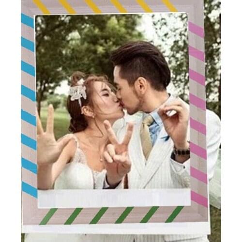 Frame Photo Booth Props Photography mask paper Card Wedding/birthday/ Party Decoration gift strip design