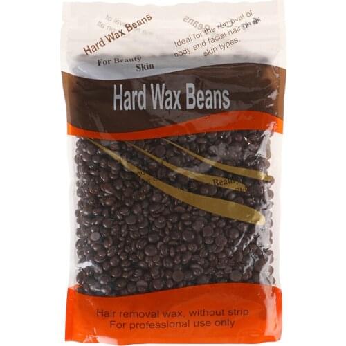 Chocolate Depilatory Hot Film Hard Wax beans Pellet Waxing Bikini Hair Removal wax 300g