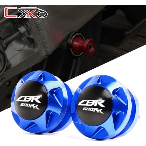 M8 Motorcycle Swingarm Spool sliders stand screws For HONDA CBR600RR CBR 600RR 2003 2004 2005 2006 2007 2008 2009 2010 2011