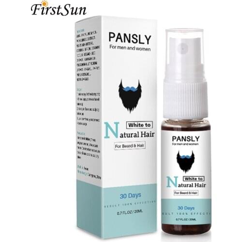 Beard Care Beard Oil Spray For Men Return Younger Hair Color Unisex Spray Hair Beard Grows Naturally Remove Brassiness