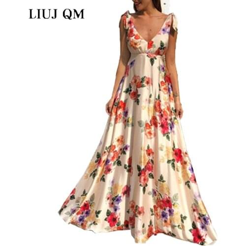 Spaghetti Sling Dress Summer Women Casual Beach Dresses Halter Strapless Sundress 2021 Ladies Vintage Bohemian Dress For Women