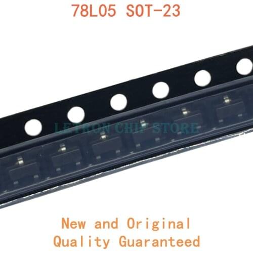 100PCS 78L05 SOT-23 CL78L05 L05 SOT23 SMD Transistor new and original IC Chipset