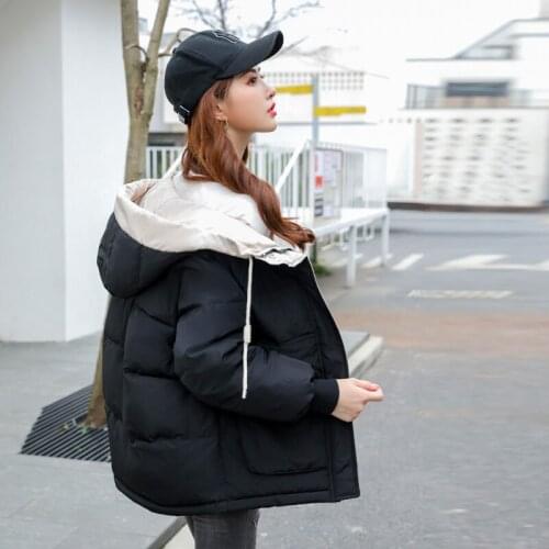 2020 New Parka Women New Green Hooded Winter Jacket Women Coats Cotton Padded Jacket Outwear Wadded Jacket Female XS-3XL