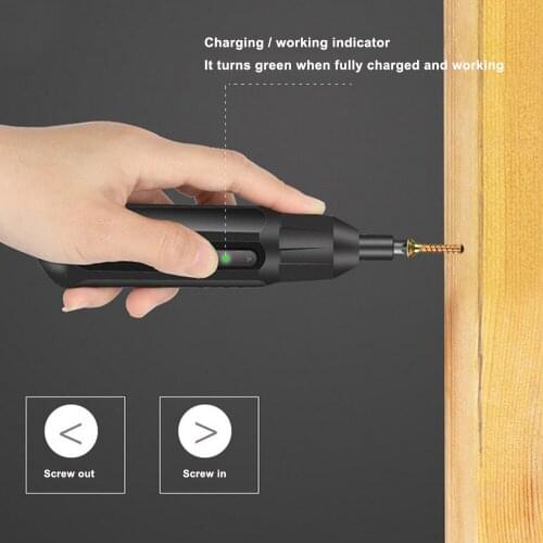 3.6V Electric Screwdriver Set Multifunction USB Charging Lithium Battery Automatic Hand Screwdriver Portable Home Repair Tools
