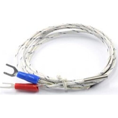 Reprap 3D printer K Type Thermocouple Type K Thermocouple Cartridge for V6 hotend 3x15mm 1meter cable