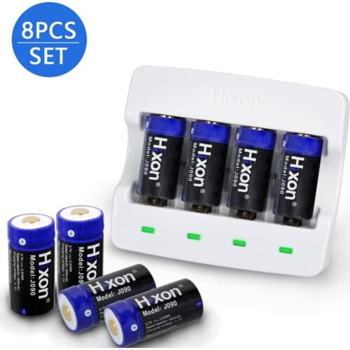 900mAh 3.7V rechargeable Battery for Arlo HD camera& Reolink argus li-ion battery[8pc battery&charger set]