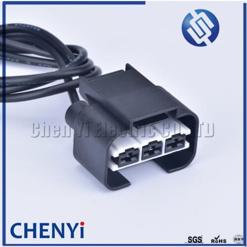 1 set 3 Pin 1743271-2 Female automotive waterproof connector Electric Radiator Fan Harness Socket With 20cm 12AWG harness