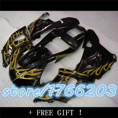 Free gifts For 98-99 YZF R1 YZF-R1 Yellow flames black YZFR1 98 99 YZF1000 YZF 1000 !! 1998 1999 Fairing Kit Ning