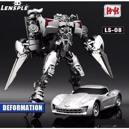 Lensple Transformation Sideswipe G1 LS08 LS-08 BMB Mode Movie Film Alloy Voyager Action Figure Robot