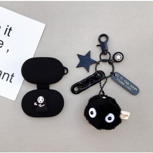 Fairydust Cartoon Key Ring Cute Cover For Airdots Case For Xiaomi Redmi Airdots Soft Silicone Protective Shell Charging box