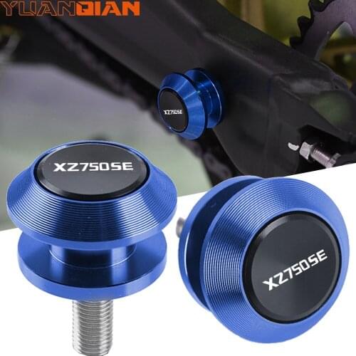 For YAMAHA XZ750SE 1981 1992 1983 Motorcycle Accessories XZ750SE Swingarm Spools Slider Stand Screws Motorbike Frame Stand Screw