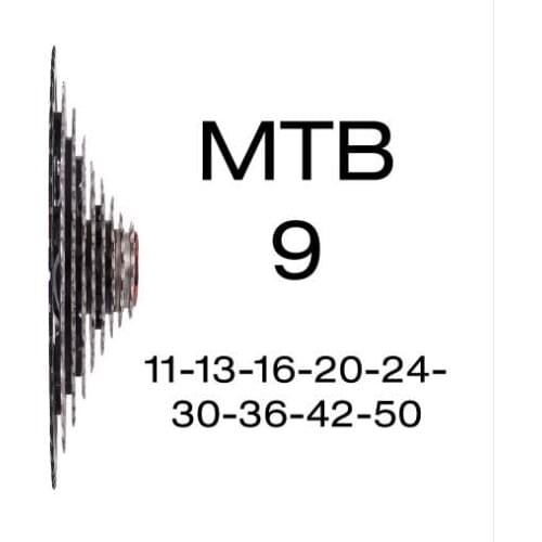 Mountainbike 9 Speed Cassette 11-50 T Breed Verhouding MTB Fiets 9 S Freewheel Compatibel met Cheap For shimano M430 M4000 M590