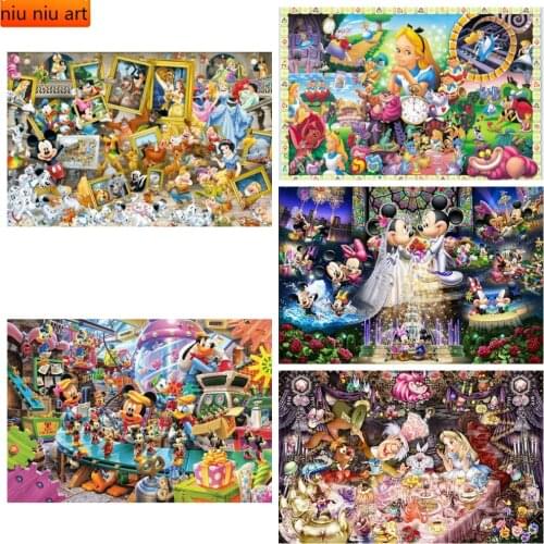 "Disney Collection" Full Square/Round Drill Embroidery 5D Diamond Painting 3D Embroidery Cross Stitch Mosaic Home Decor