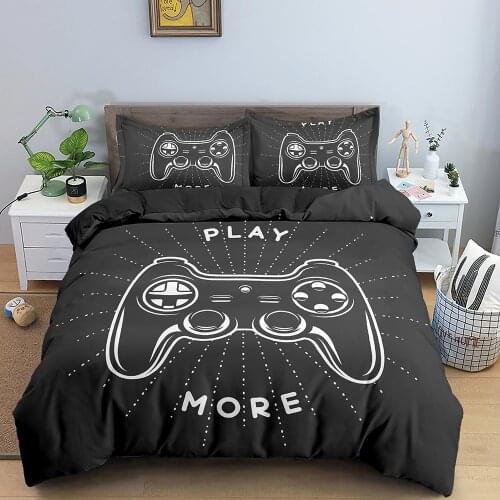 3D Video Game Printed Bedding Sets For Children Boys Gamer Comforter Gaming Themed Bedroom Decor Game Bedding Set Home Textile