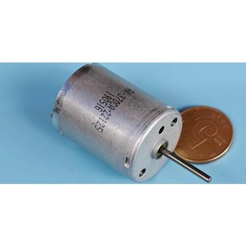 Micro Carbon Brush 370-2212 Electric Motor Long Shaft DC 6V-12V 7800-16000rpm DIY Hobby Electric Toy Accessories