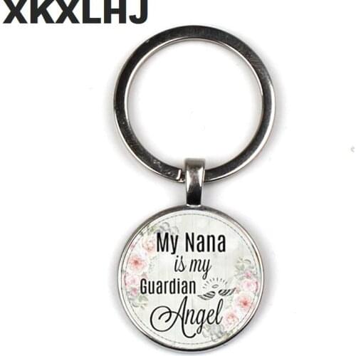 2019 New Grandma Is My Guardian Angel, Memory Charm, Memory Lost Grandma, Memory Keychain