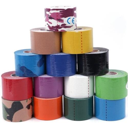 2020 new arrival Kinesiology Tape Athletic Tape Sports Muscle Tape Bandage Care Fitness Tennis Running Knee Muscle Protector