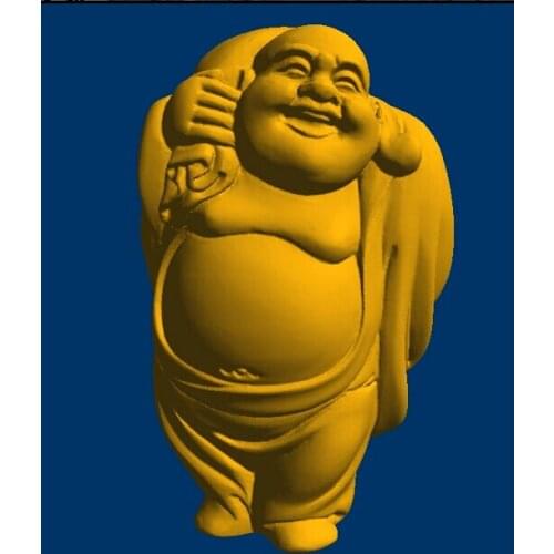 New 3D models CNC 3d Print relief in STL file format Maitreya Buddha