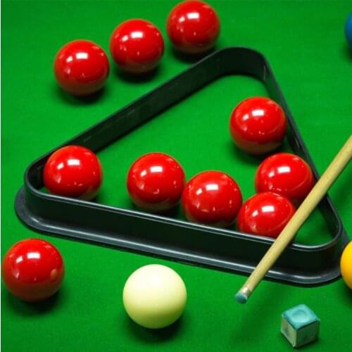 Plastic Triangle Shape English Billiard Balls Organize Sturdy Racks Snooker Game Club Storage Accessory