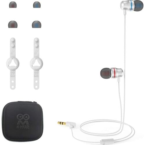 AMVR OOM Noise Isolating Earbuds for Oculus Quest 2 VR Headset 3D 360 Degree Surround Sound In-Ear Headphones
