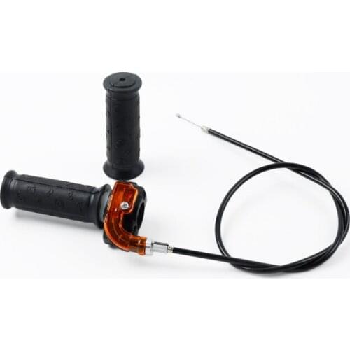 Twist Throttle Accelerator 3 stage Grip + Cable For 47cc 49cc Mini Dirt Bike Quad Pocket