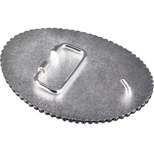 High quality silver belt buckle lace shape gold belt buckle