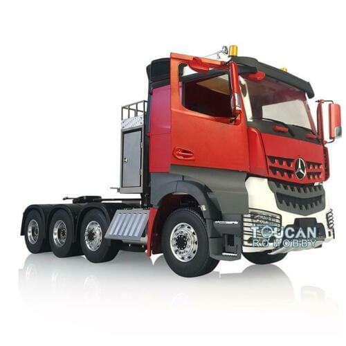 1/14 LESU RC Tractor Truck Metal 3Speed Chassis Rack Hercul Painted Bz Cabin THZH0839-SMT4