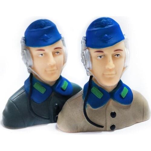 1pc 1/7 Scale Brown /Army Green RC Plane Pilots Figures RC Kits L57*W29*H57mm For RC Airplane Aircraft