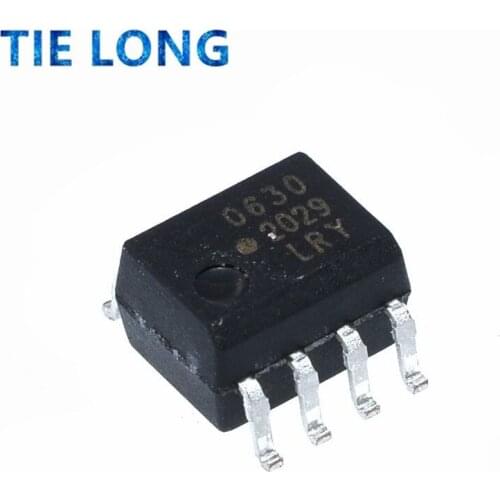 10pcs/lot New original HCPL-0630-500E HCPL0630 SMD dual-channel optocoupler SOP8