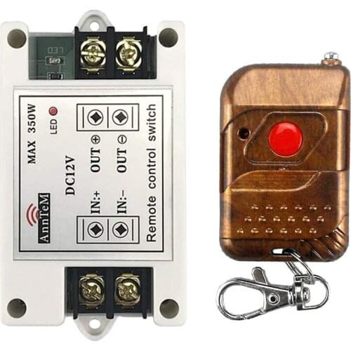 Wireless Remote Control Switch 433mhz rf Transmitter Receiver 12v Universal Battery Power Circuit Controller car led Strip Light
