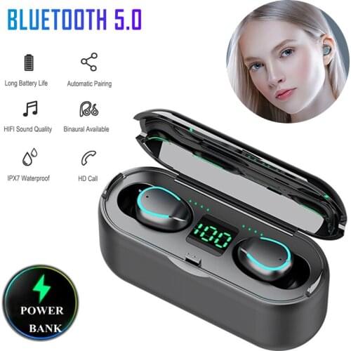 Bluetooth Wireless Earphone Tws Headphones Touch Control Sport Waterproof Earbuds Headset With Microphone For xiaomi huawei