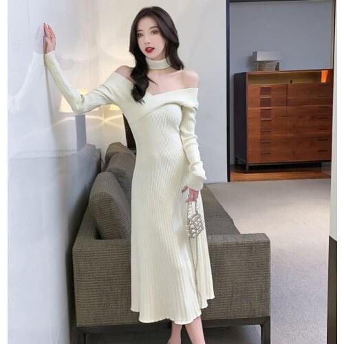 Модные трикотажные платья DANWEIHONG China At AliExpress