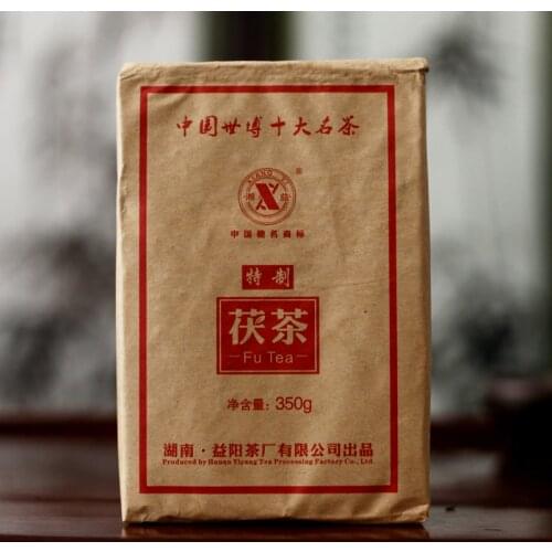 Fu 2015 Year Fucha China Xiang Yi Yiyang Anhua Dark Hei Cha Fu Brick 350g