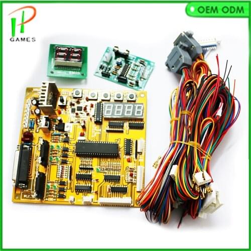 Crane Machine Main board Toy Crane Machine Yellow PCB Arcade Game board with wiring harness