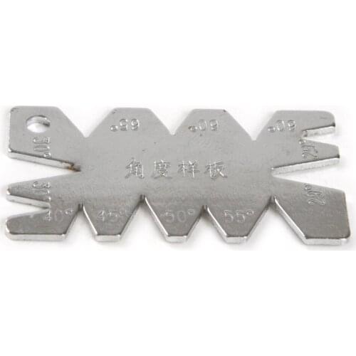 New arrival 1/2pcs Stainless Steel MachIning Threads Angles Measure Tool Screw Cutting Gauge Angle Model for Wire Measuring