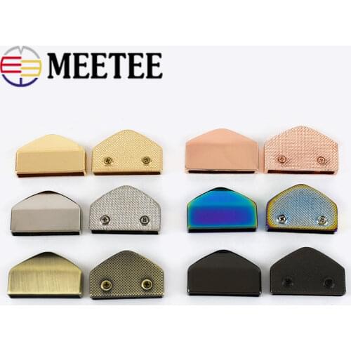 10/20pcs 25mm Metal Zipper Decoration End Clips Stopper Screws Handbag Straps Tail Clasp Cord Lock DIY Hardware Accessories