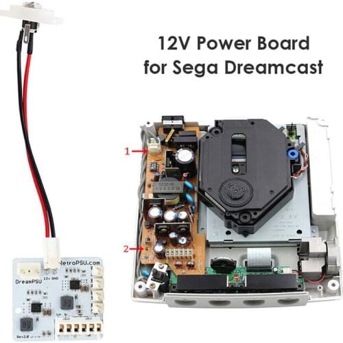 New DreamPSU Rev2.0 12V Power Supply Mod for SEGA DreamCast Replacement Power Panel Kit Professional Game Console Accessories