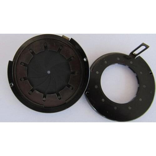 New 1.8-22mm Adjustable Zoom Optical Iris Diaphragm Aperture Condenser Digital Camera Microscope Adapter Use with 11pcs Blades