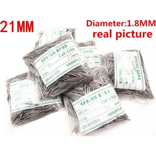 Wholesale 1000PCS / bag High quality watch repair tools & kits 21MM spring bar watch repair parts diameter 1.8MM - BS21MM