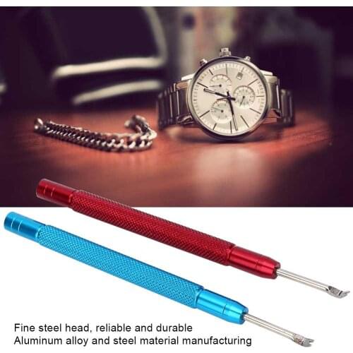 2pcs Aluminum Alloy Watch Hand Presser Watch Needle Hour Minute Second Hand Pressing Setting Removing Watch Repair Tool