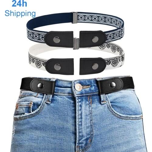 XLiKaKa Buckle-Free Elastic Belt Buckle Free No Buckle Stretch Belt Womens Plus Belts for Jeans Pants Dresses Dropshipping